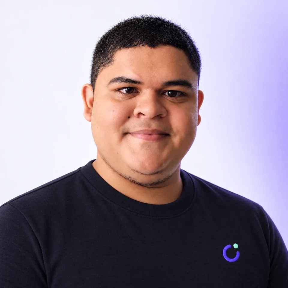 Professional portrait of Deiber Olivares, founder and CEO of MIKA.